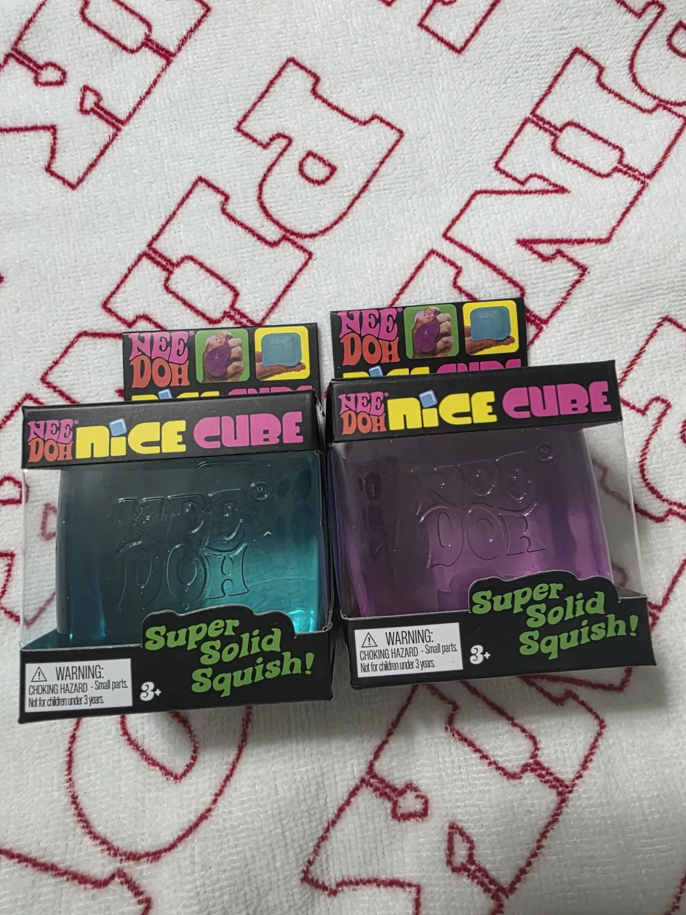 Needoh Nice Cube Super Solid Squish X 2